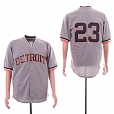 Tigers 23 Kirk Gibson Gray BP Jersey Sguo,baseball caps,new era cap wholesale,wholesale hats